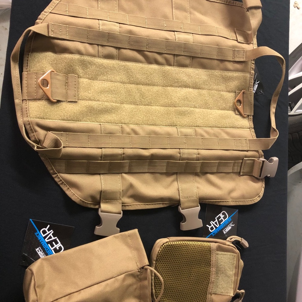 🦮Tan hiking harness